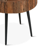 Jaipur 22" Round Side Table in Reclaimed Wood from Home Trends & Design - Luna Furniture
