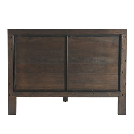 Jakarta Queen Bed in Dark Java from Home Trends & Design - Luna Furniture