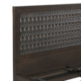 Jakarta Queen Bed in Dark Java from Home Trends & Design - Luna Furniture