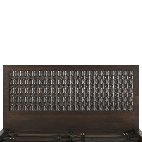Jakarta Queen Bed in Dark Java from Home Trends & Design - Luna Furniture