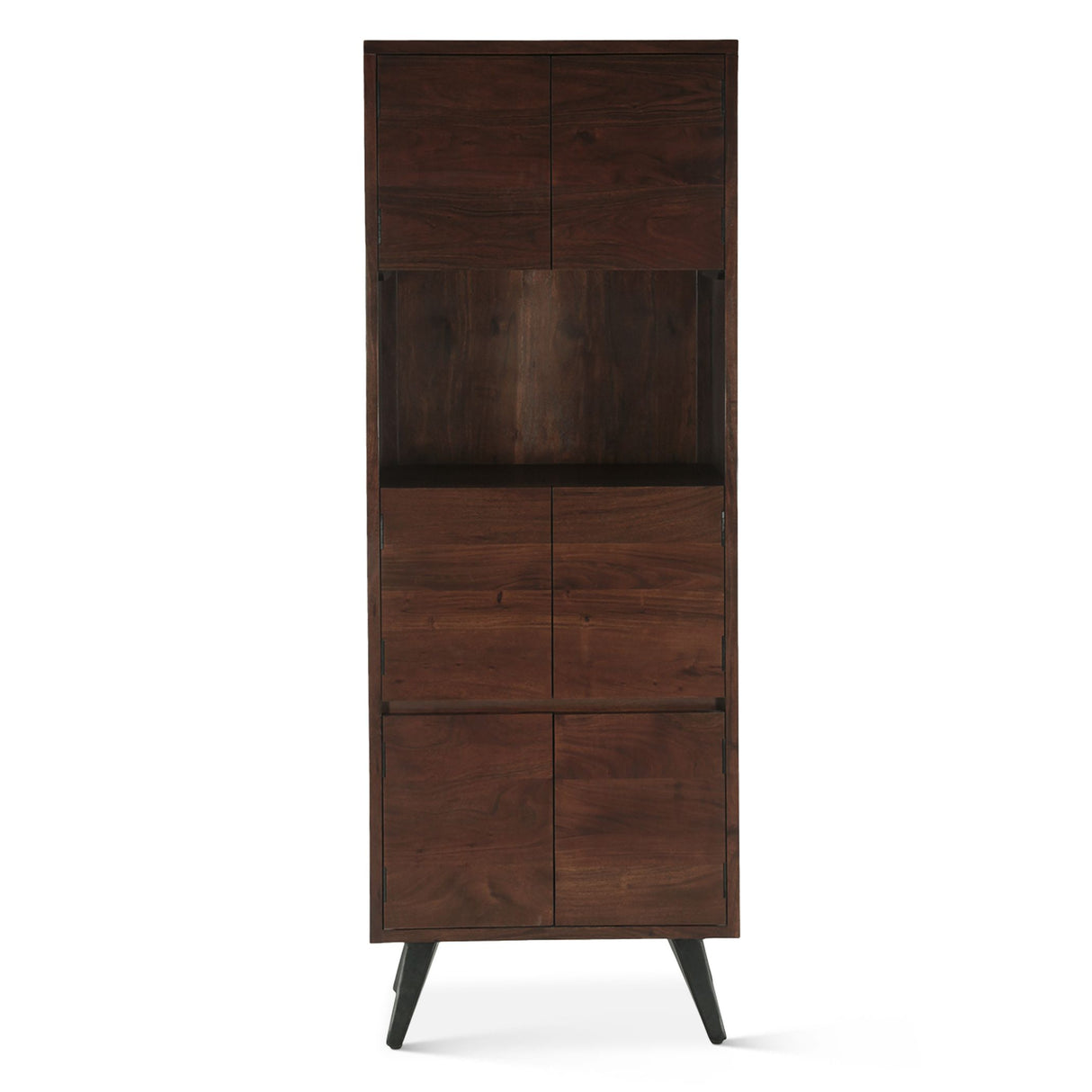 Kennedy 28" Bar Cabinet in Walnut from Home Trends & Design - Luna Furniture