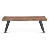 Kennedy 54" Bench in Smoke Acacia from Home Trends & Design - Luna Furniture