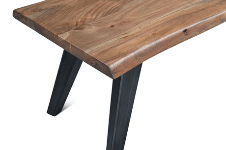 Kennedy 54" Bench in Smoke Acacia from Home Trends & Design - Luna Furniture