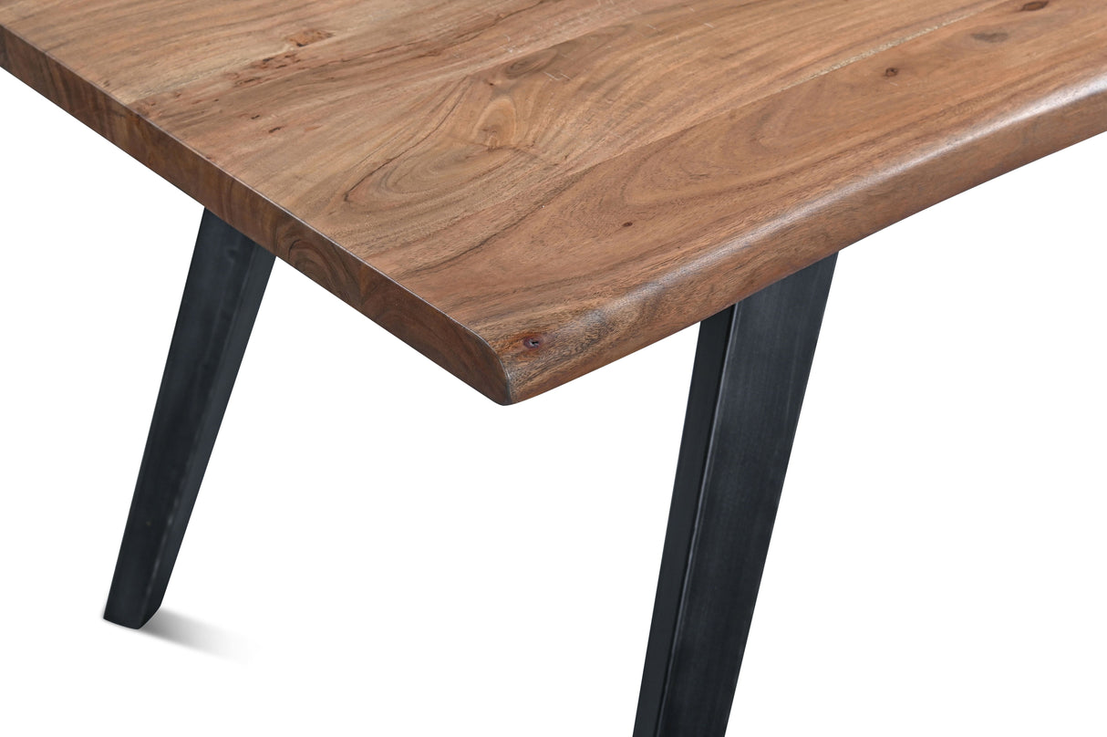 Kennedy 68" Dining Table in Smoked Acacia from Home Trends & Design - Luna Furniture
