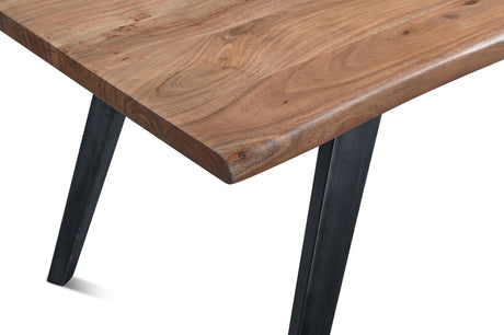 Kennedy 68" Dining Table in Smoked Acacia from Home Trends & Design - Luna Furniture