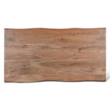 Kennedy 68" Dining Table in Smoked Acacia from Home Trends & Design - Luna Furniture