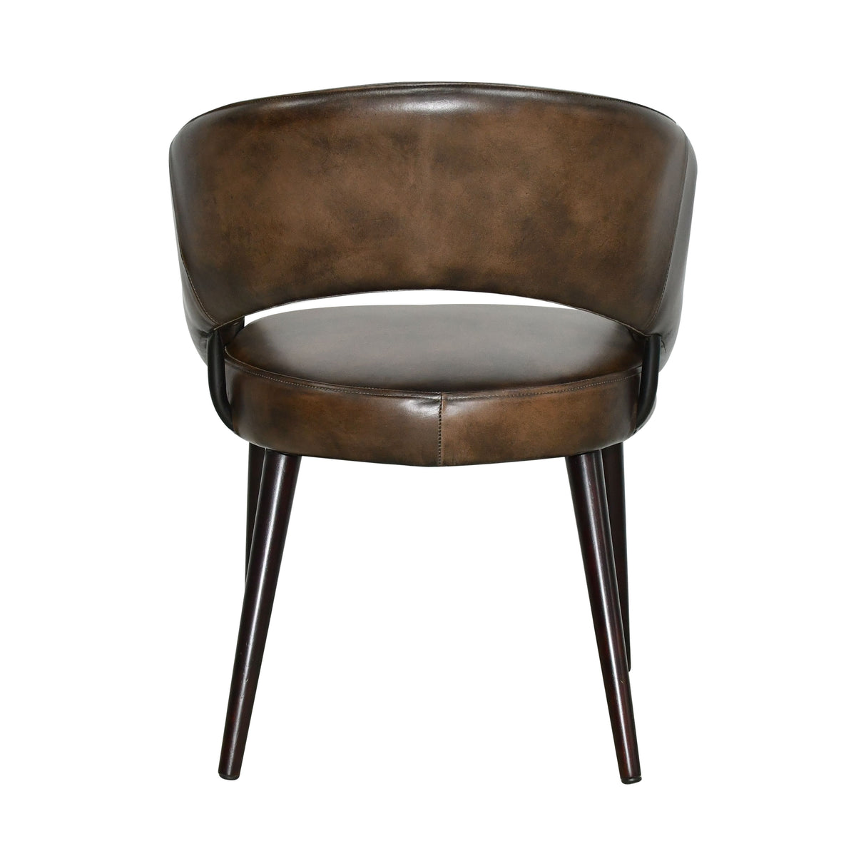 Kent Turner 23" Dining Chair in Antique Whiskey with Walnut Legs, Set of 2 from Home Trends & Design - Luna Furniture