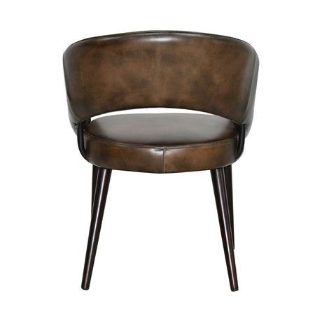 Kent Turner 23" Dining Chair in Antique Whiskey with Walnut Legs, Set of 2 from Home Trends & Design - Luna Furniture