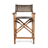 Leeds 23" Folding Counter Chair in Antique Whiskey from Home Trends & Design - Luna Furniture