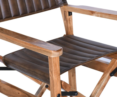 Leeds 23" Folding Counter Chair in Antique Whiskey from Home Trends & Design - Luna Furniture