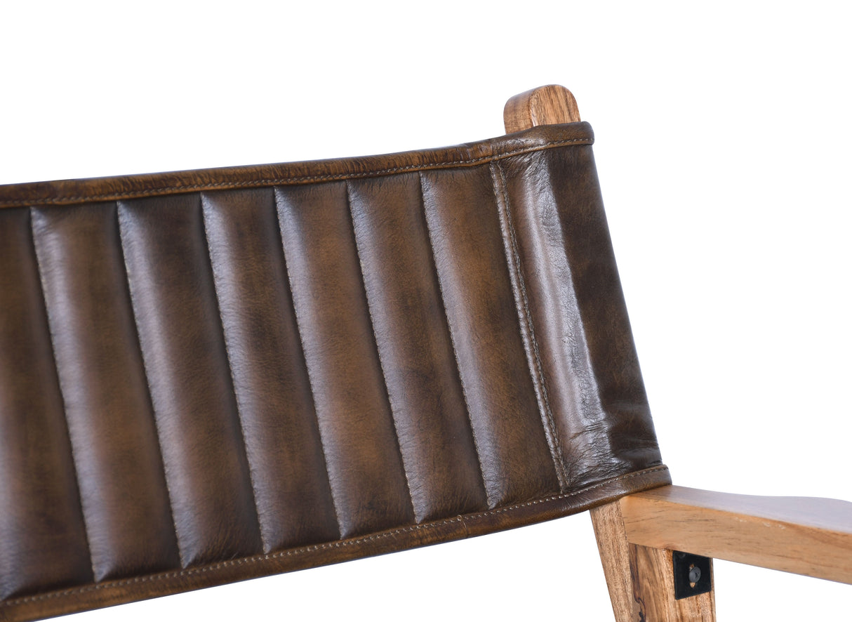 Leeds 23" Folding Counter Chair in Antique Whiskey from Home Trends & Design - Luna Furniture