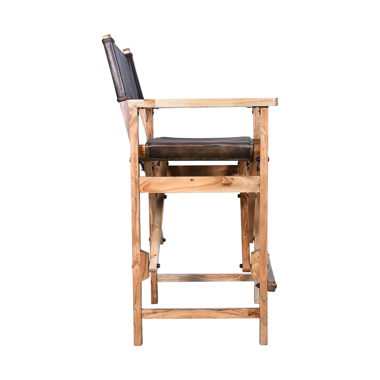 Leeds 23" Folding Counter Chair in Antique Whiskey from Home Trends & Design - Luna Furniture