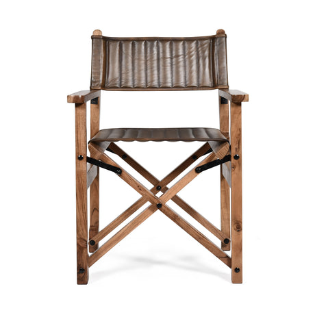 Leeds 23" Folding Dining Chair in Antique Whiskey from Home Trends & Design - Luna Furniture