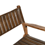 Leeds 23" Folding Dining Chair in Antique Whiskey from Home Trends & Design - Luna Furniture