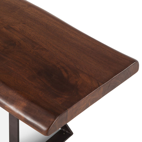 London Loft 90" Bench in Walnut from Home Trends & Design - Luna Furniture