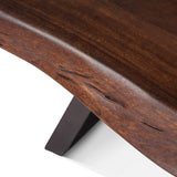 London Loft 90" Bench in Walnut from Home Trends & Design - Luna Furniture