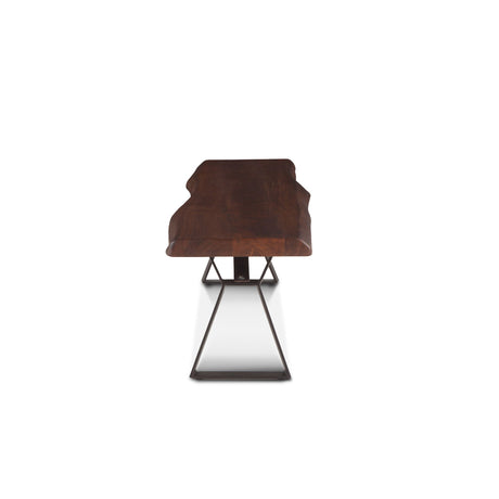 London Loft 90" Bench in Walnut from Home Trends & Design - Luna Furniture