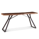 London Loft 68" Console Table in Walnut from Home Trends & Design - Luna Furniture