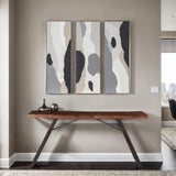 London Loft 68" Console Table in Walnut from Home Trends & Design - Luna Furniture