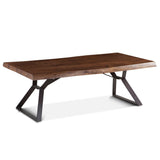 London Loft 54" Coffee Table in Walnut from Home Trends & Design - Luna Furniture