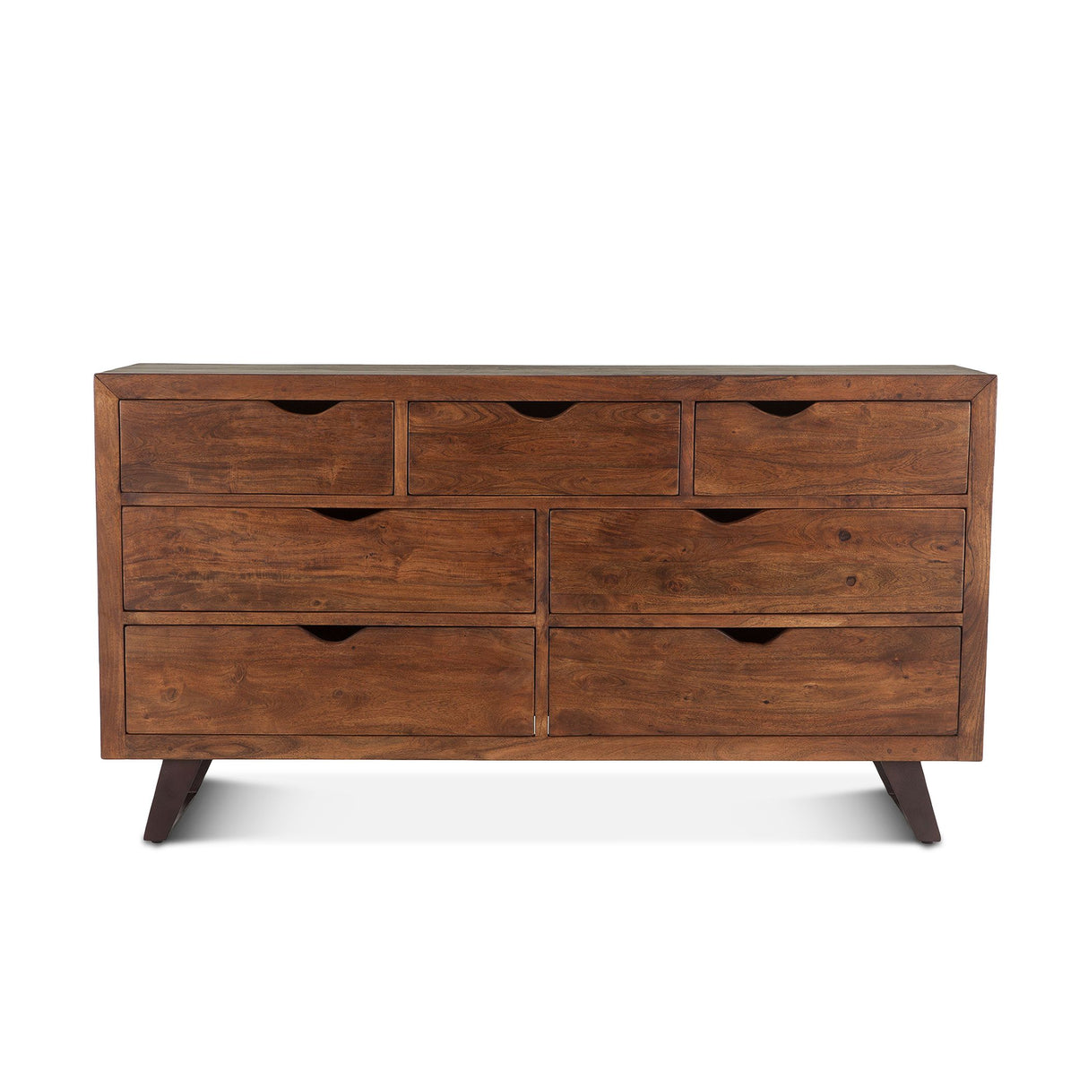London Loft 71" Dresser in Walnut from Home Trends & Design - Luna Furniture