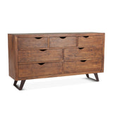 London Loft 71" Dresser in Walnut from Home Trends & Design - Luna Furniture