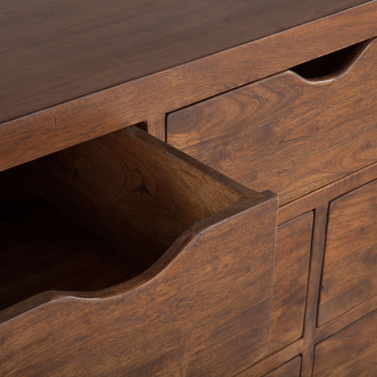 London Loft 71" Dresser in Walnut from Home Trends & Design - Luna Furniture
