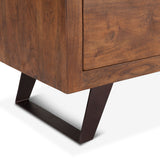 London Loft 71" Dresser in Walnut from Home Trends & Design - Luna Furniture