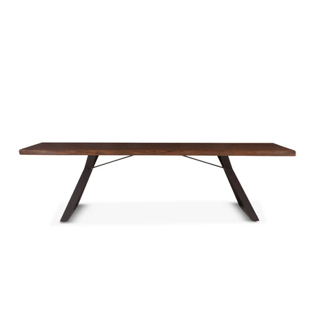 London Loft 106" Dining Table in Walnut from Home Trends & Design - Luna Furniture
