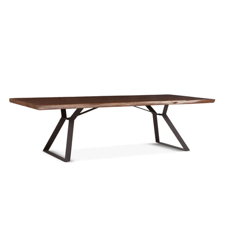 London Loft 106" Dining Table in Walnut from Home Trends & Design - Luna Furniture