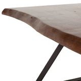 London Loft 94" Dining Table in Walnut from Home Trends & Design - Luna Furniture
