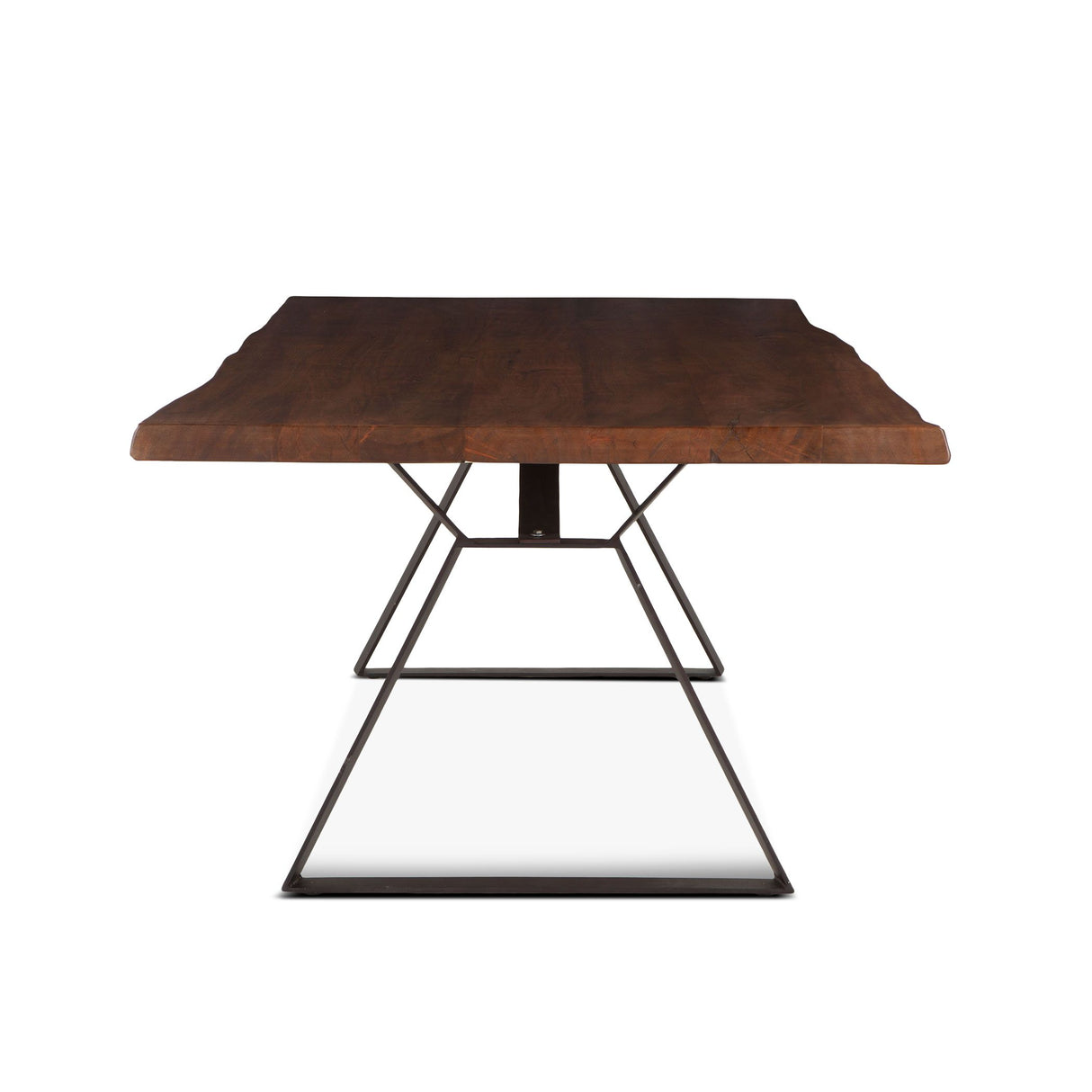 London Loft 106" Dining Table in Walnut from Home Trends & Design - Luna Furniture