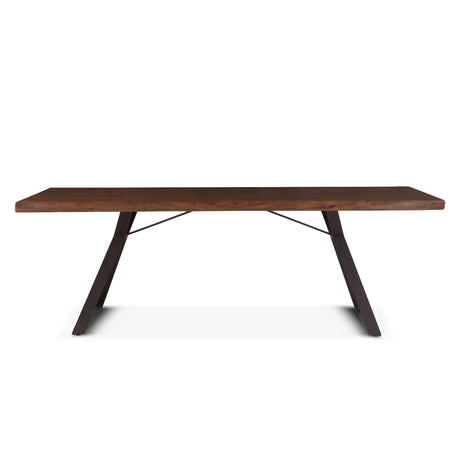 London Loft 80" Dining Table in Walnut from Home Trends & Design - Luna Furniture