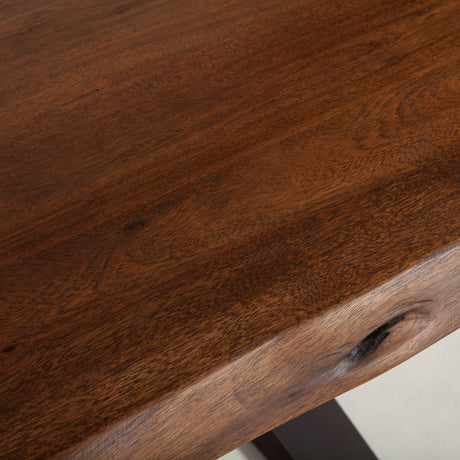 London Loft 80" Dining Table in Walnut from Home Trends & Design - Luna Furniture