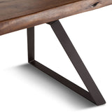 London Loft 80" Dining Table in Walnut from Home Trends & Design - Luna Furniture