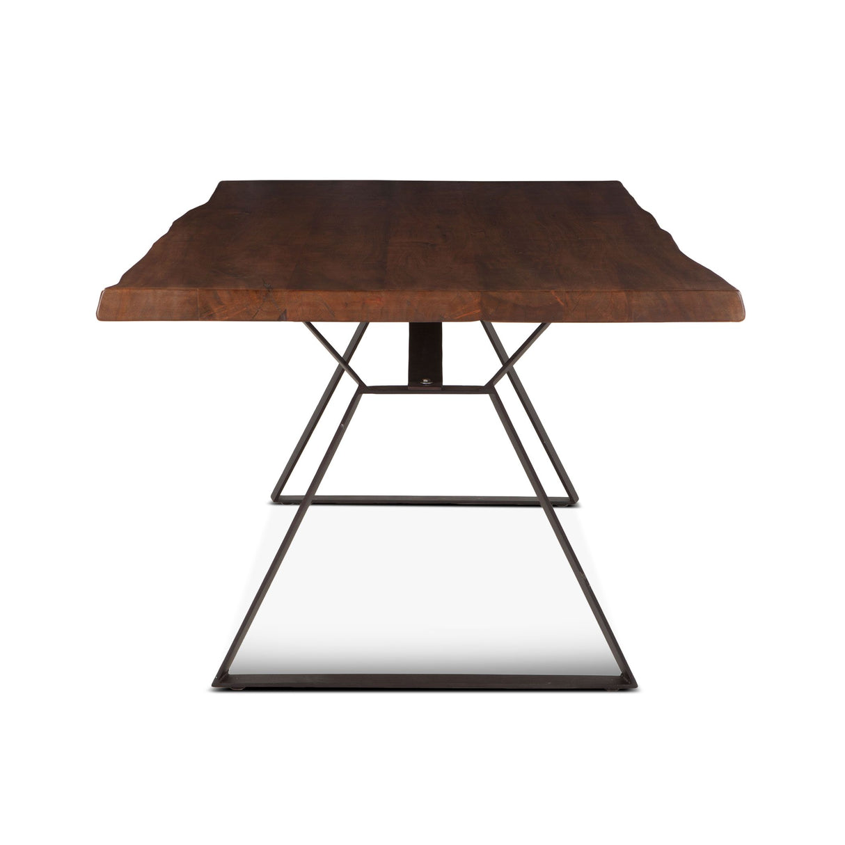 London Loft 80" Dining Table in Walnut from Home Trends & Design - Luna Furniture