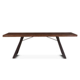 London Loft 94" Dining Table in Walnut from Home Trends & Design - Luna Furniture