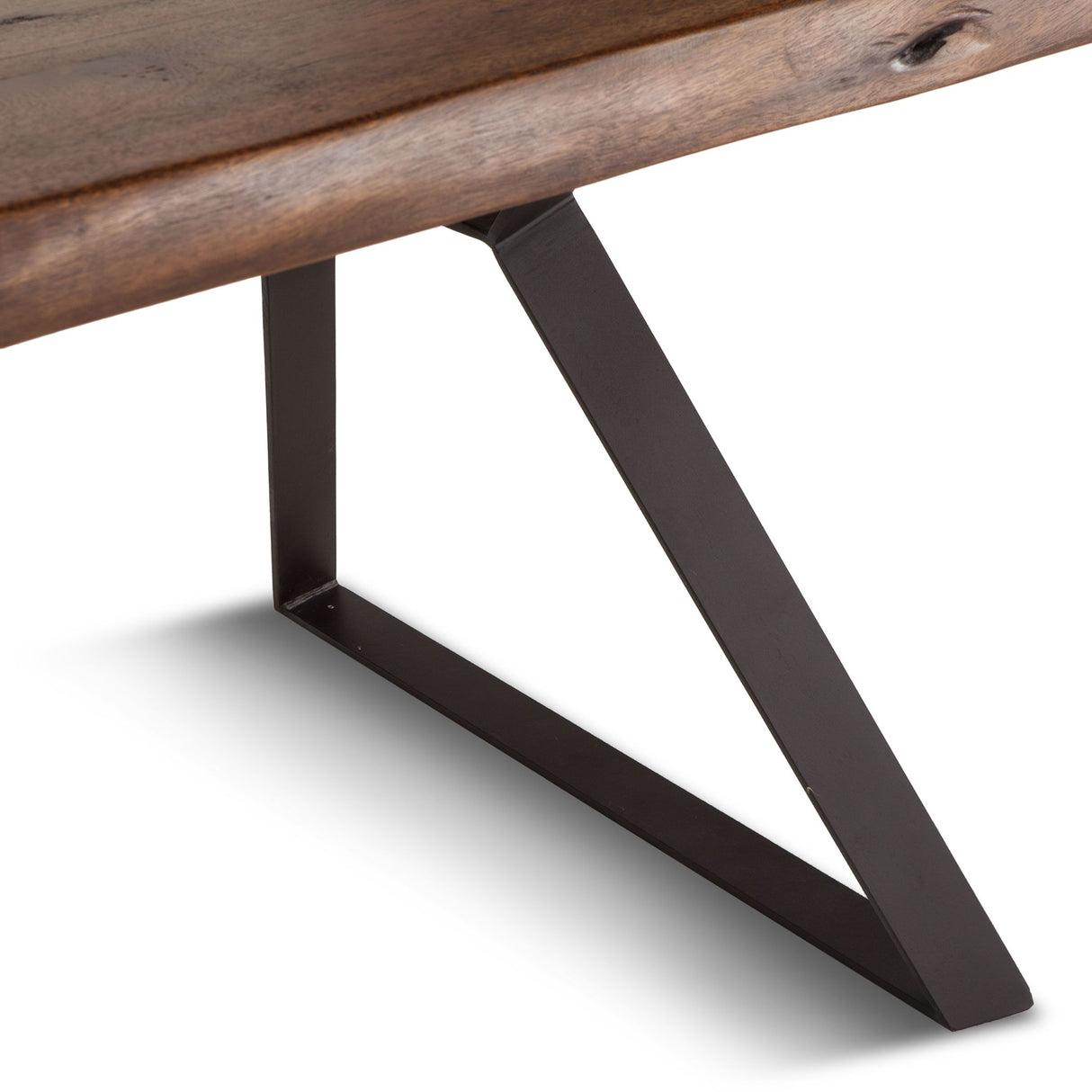 London Loft 94" Dining Table in Walnut from Home Trends & Design - Luna Furniture