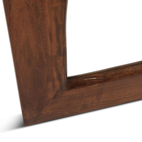 London Loft 58" Mirror in Walnut from Home Trends & Design - Luna Furniture