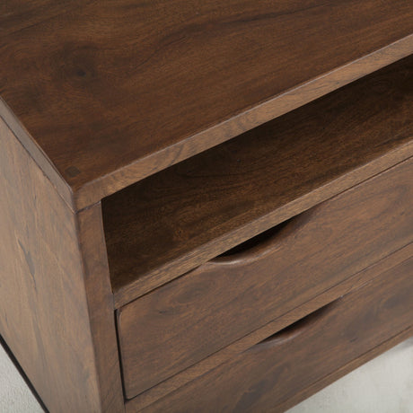 London Loft 23" Nightstand in Walnut from Home Trends & Design - Luna Furniture
