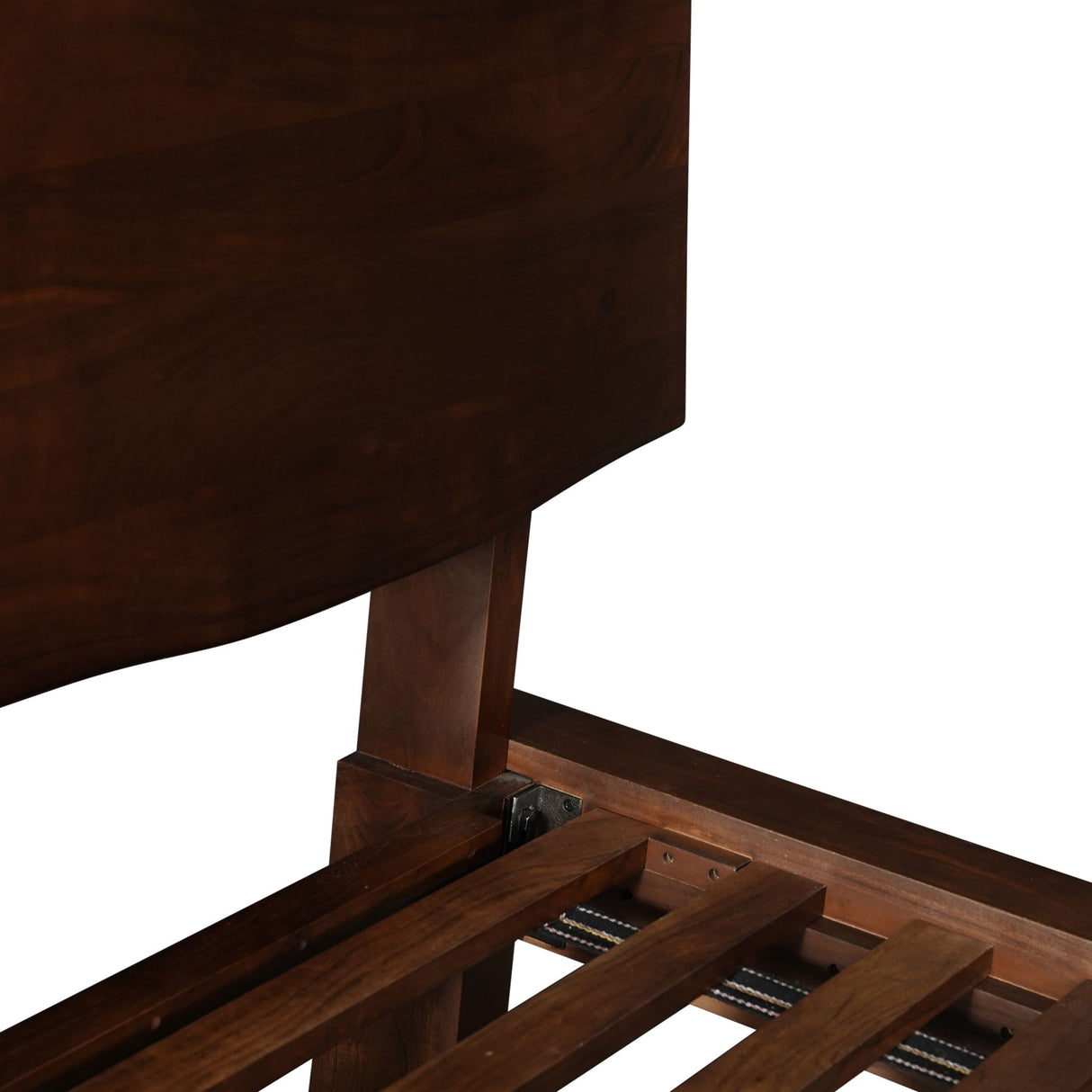 London Loft King Bed in Walnut from Home Trends & Design - Luna Furniture