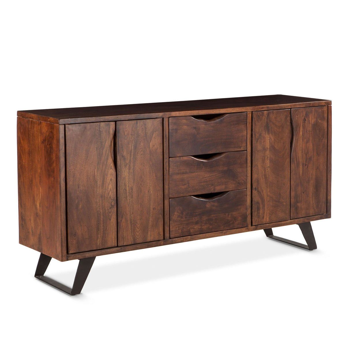 London Loft 68" Sideboard in Walnut from Home Trends & Design - Luna Furniture