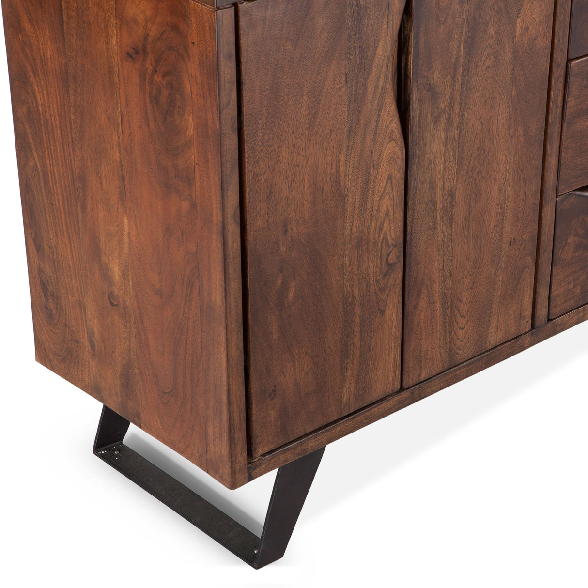 London Loft 68" Sideboard in Walnut from Home Trends & Design - Luna Furniture