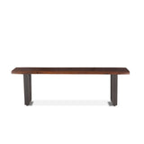 Loft 56" Bench in Walnut from Home Trends & Design - Luna Furniture