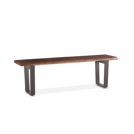 Loft 56" Bench in Walnut from Home Trends & Design - Luna Furniture