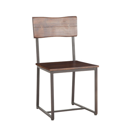 Loft 18" Dining Chair in Walnut from Home Trends & Design - Luna Furniture