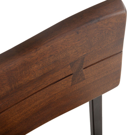 Loft 18" Dining Chair in Walnut from Home Trends & Design - Luna Furniture