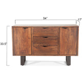 Loft 54" Sideboard in Walnut from Home Trends & Design - Luna Furniture