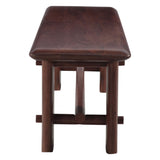 Lenox Loch 64" Bench in Walnut from Home Trends & Design - Luna Furniture