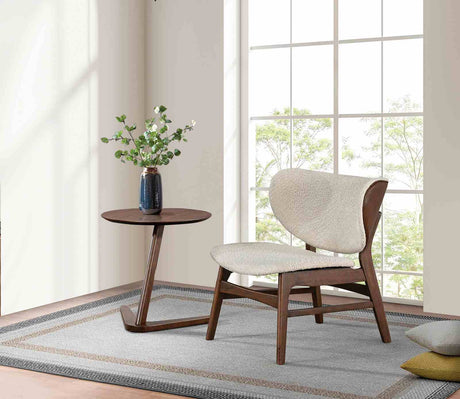 Vardo Walnut Side Table from Furniture of America - Luna Furniture
